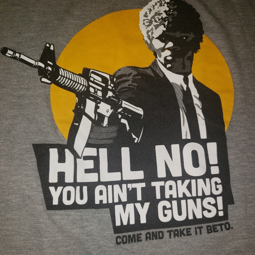 Byke Shop Come And Take It Samuel L Jackson Pulp Fiction style